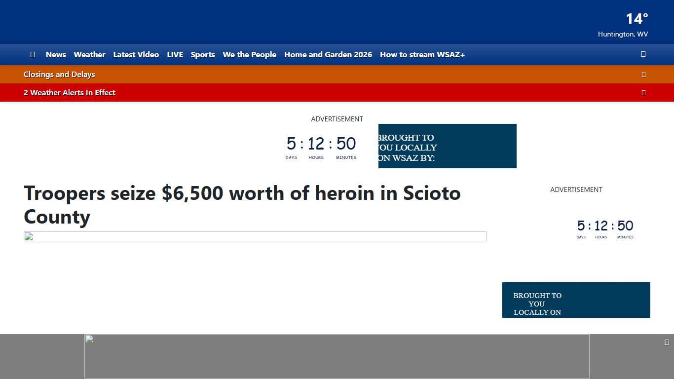 Troopers seize $6,500 worth of heroin in Scioto County